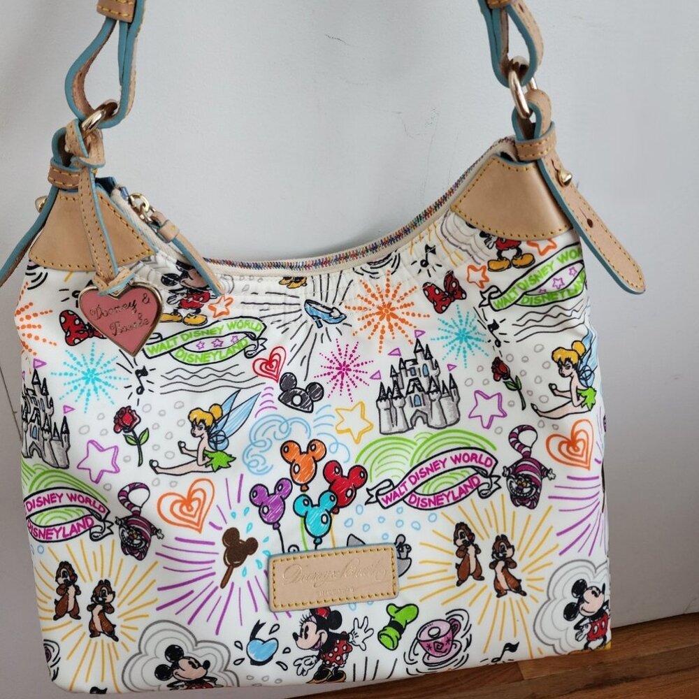 Dooney & Bourke Disney Sketch Hobo – Rare Blue Lining Edition